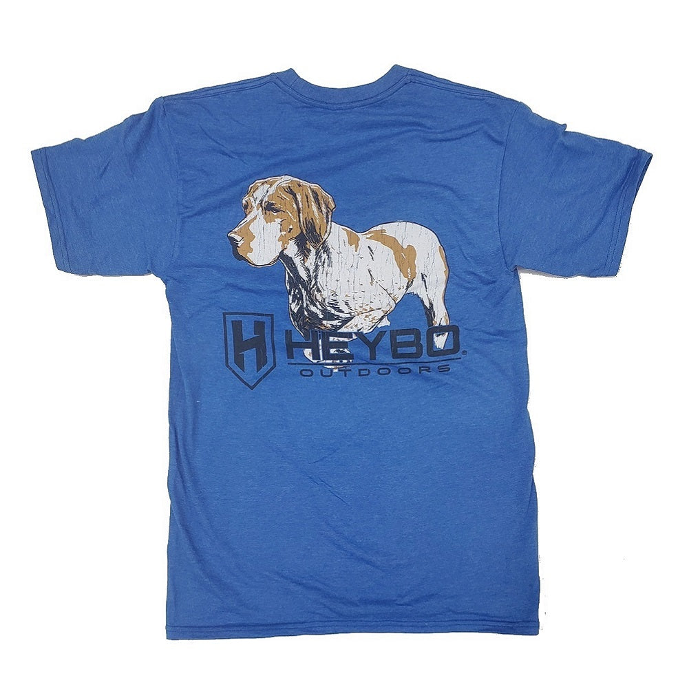 Heybo German Shorthaired Pointer At Work Ring Spun Short Sleeve T-Shirt
