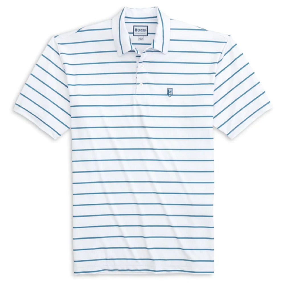 Heybo Surf Polo White/Light Blue