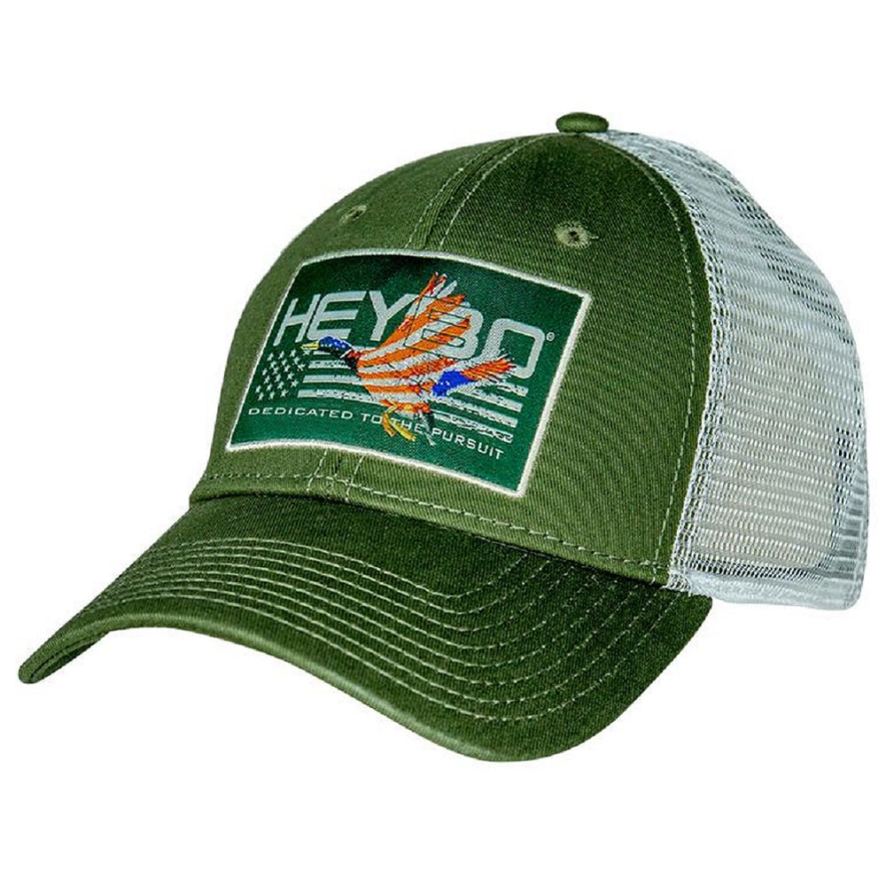 Heybo Patriotic Duck Patch Mesh Back Cap