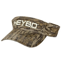 Heybo Logo Camo Visor Mossy Oak Bottomland Camo