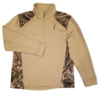 Heybo Gaffer Quarter Zip Jacket Khaki/Realtree Max-5