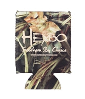 Heybo Logo Definition Camo Koozie