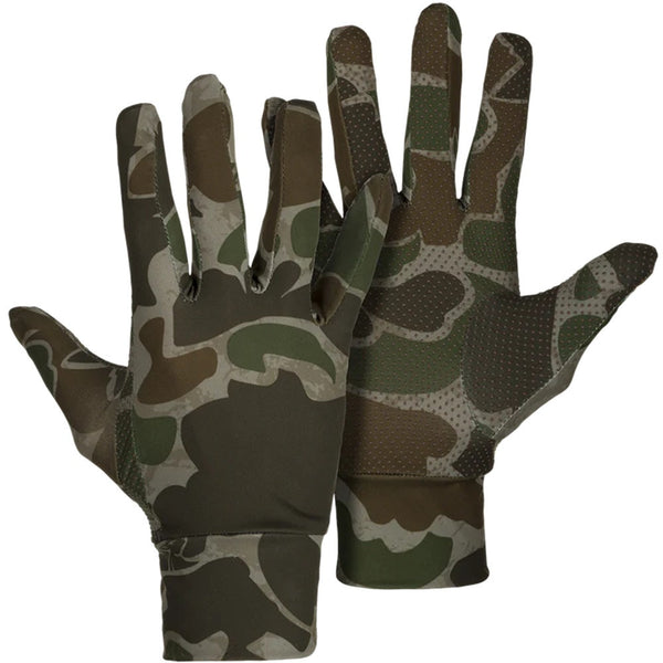 Ol' Tom Stretch Fit Gloves Old School Green Camo