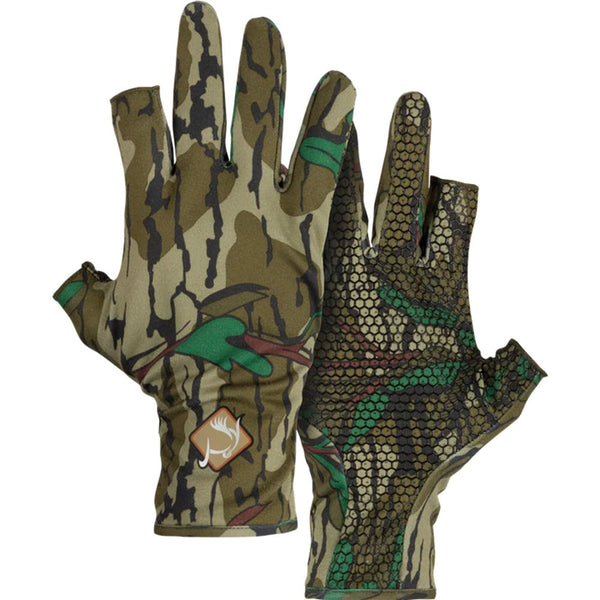 Ol' Tom Performance Stretch-Fit Turkey Gloves Mossy Oak Greenleaf