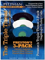 Pittman Game Calls The Triple Threat 3-Pack Turkey Mouth Calls