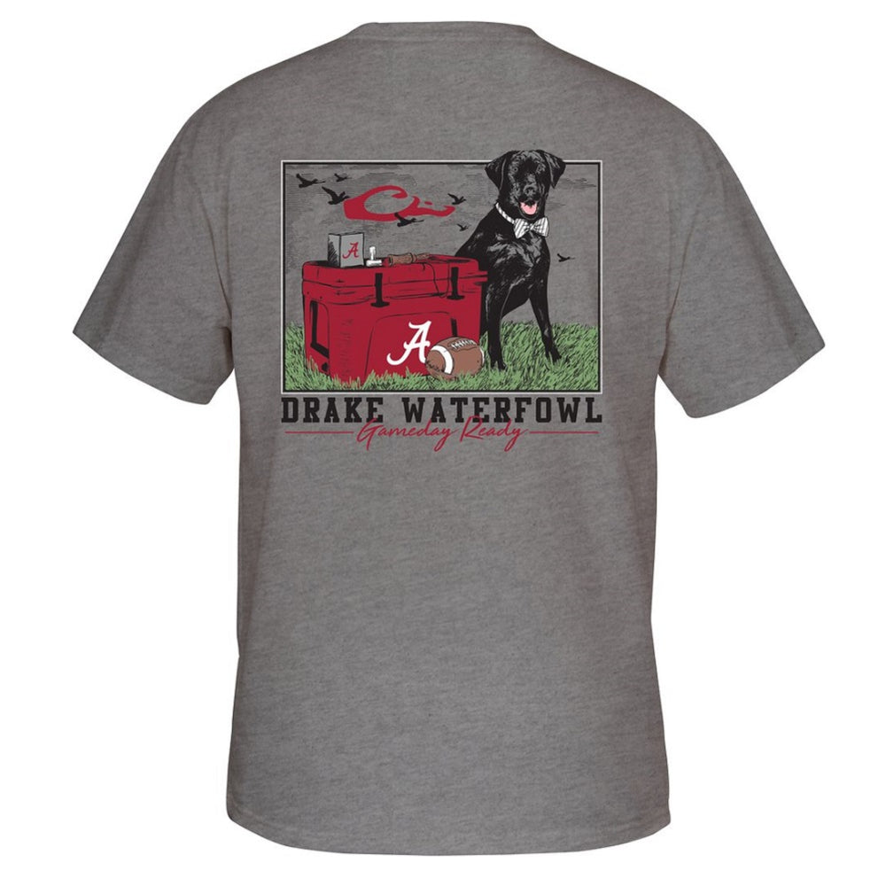 Drake Waterfowl Alabama Black Lab Tailgate S/S T-Shirt
