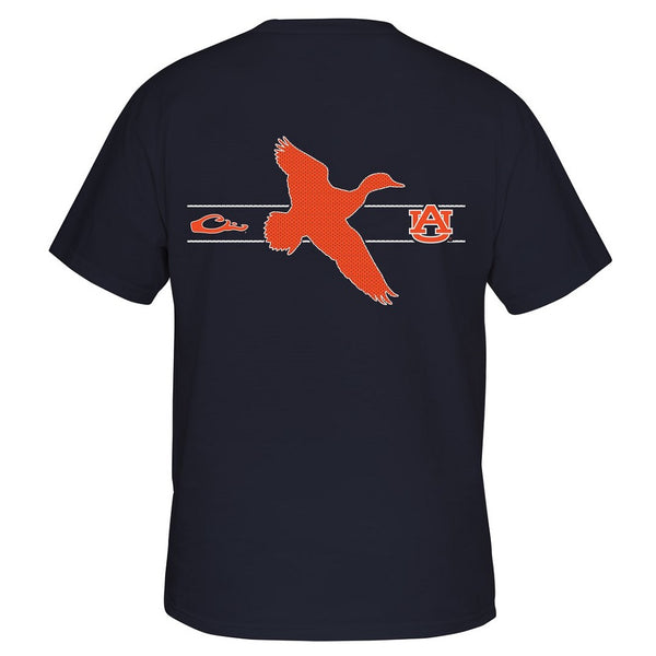 Drake Waterfowl Auburn Drake & School Logo S/S T-Shirt