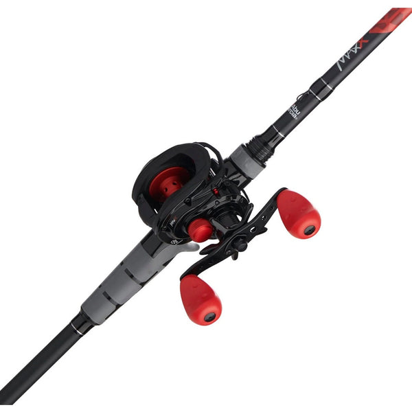 abu garcia baitcaster reel for sale MAX X Low Profile Reel- SALE! The Black Max low profile baitcast reel is engineered with class Abu Garcia Max X Low