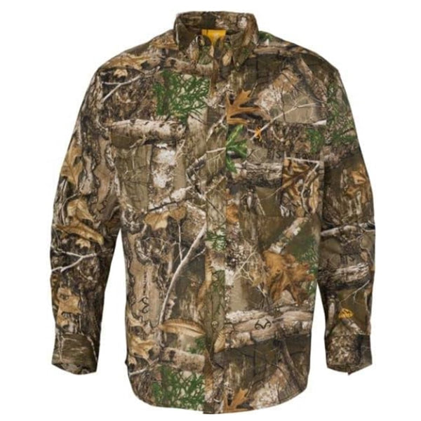 Browning Mens Wasatch-CB LS Button Down Camo Shirt