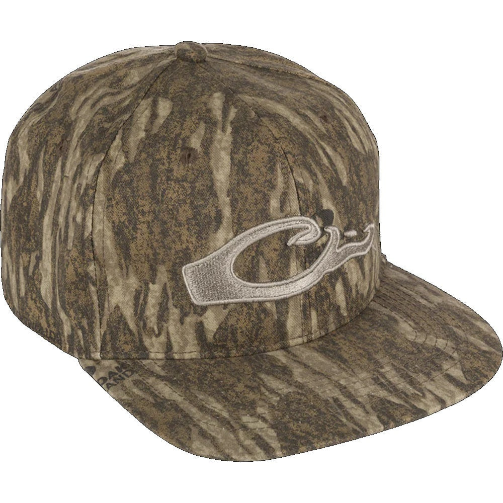 Drake Waterfowl Camo Flat Bill Cap