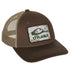 Drake Waterfowl Old School Patch Mesh Back Cap Dark Brown