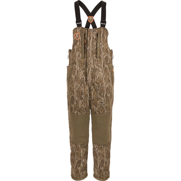 Drake Non-Typical Silencer Bib with Scent Control Mossy Oak Bottomland