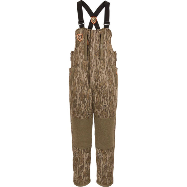 Drake Non-Typical Youth Silencer Bib with Scent Control Mossy Oak Bottomland