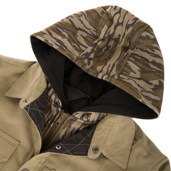 Drake Youth Campfire Flannel Hoodie