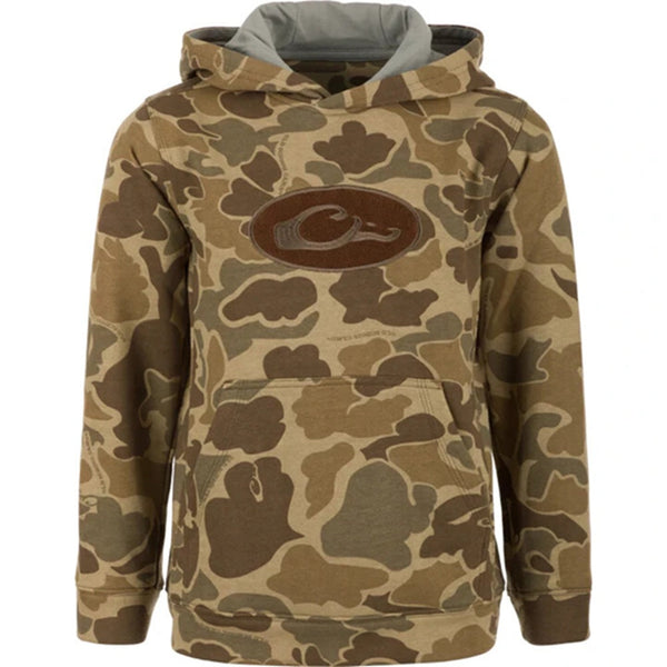Drake Waterfowl Youth Three End Hoodie