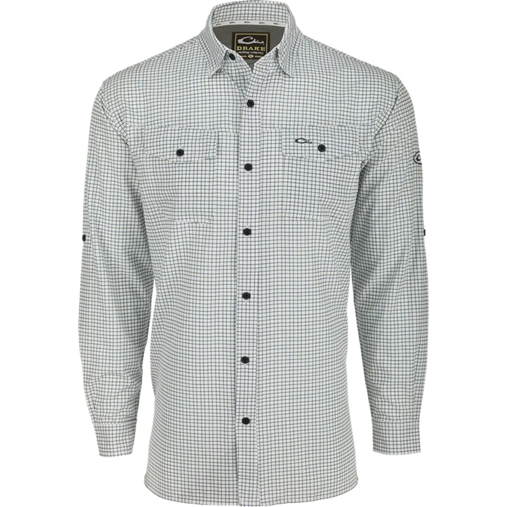 drake waterfowl dress shirts Men's Long Sleeve Button Down The perfect garment for any spring or summer outing Drake LST Double Down Jac-Shirt