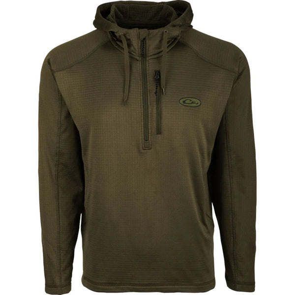 Drake Waterfowl MST Breathlite Quarter Zip Hoodie