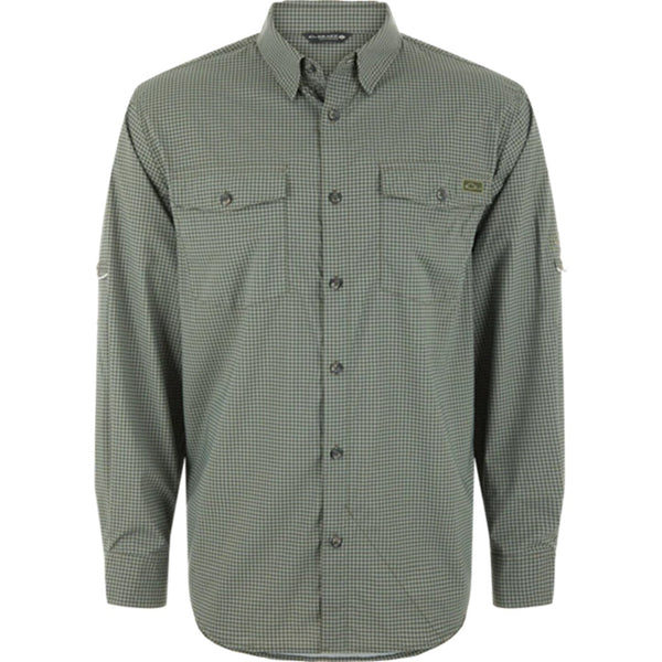 Drake Frat Gingham Check Button-Down L/S Shirt