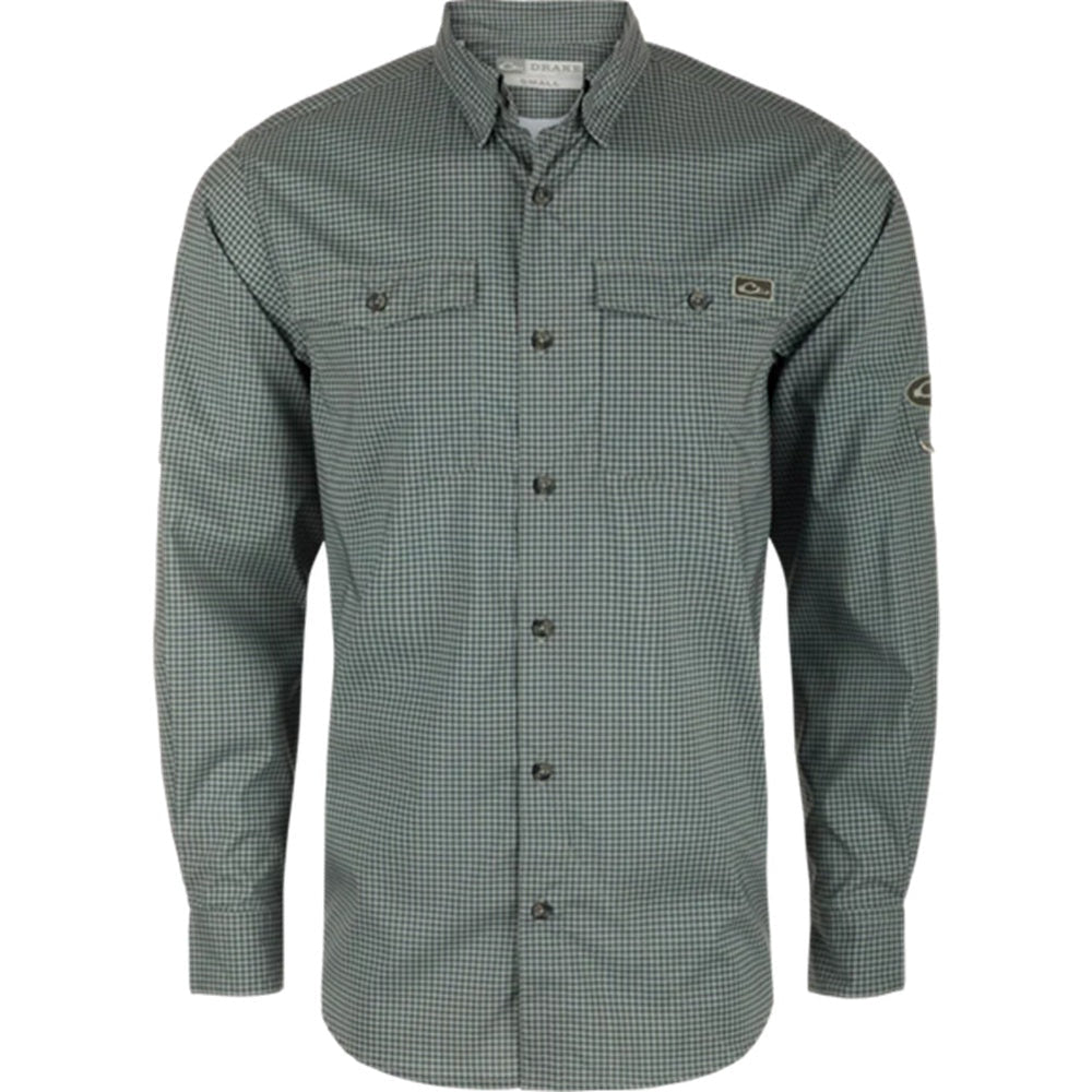 Drake Frat Gingham Check Button-Down L/S Shirt