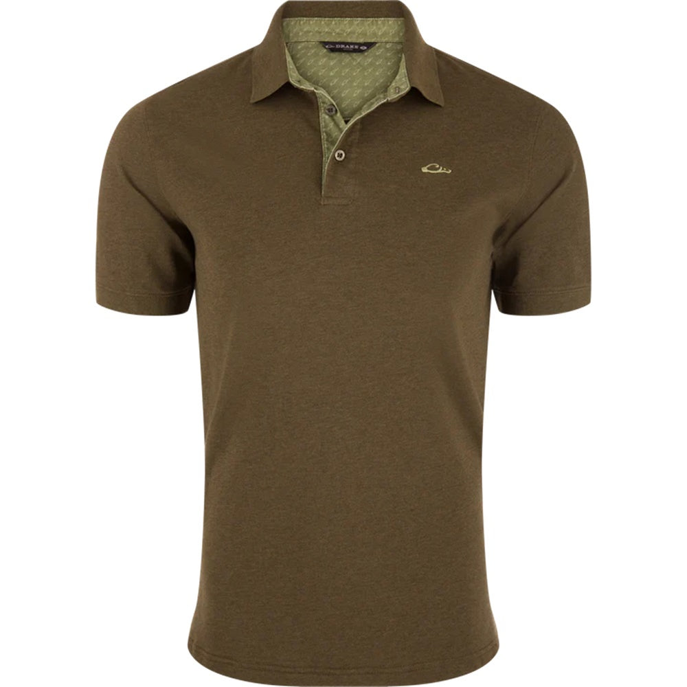 Drake Pique Logo Polo
