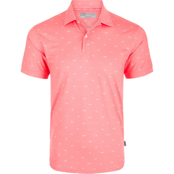 Drake Performance Print Polo