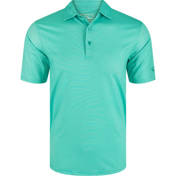 Drake Performance Chalk Striped Polo Shirt