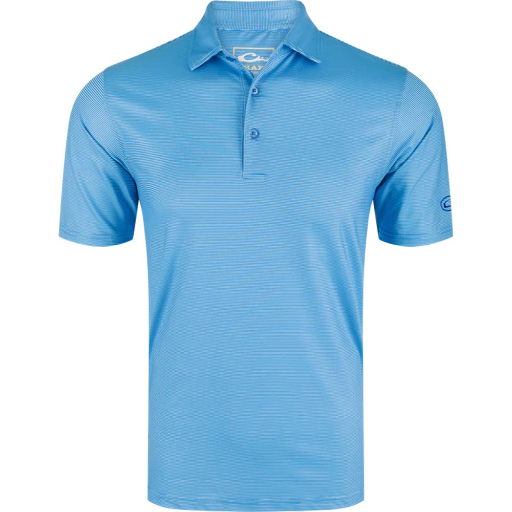 Drake Performance Chalk Striped Polo Shirt