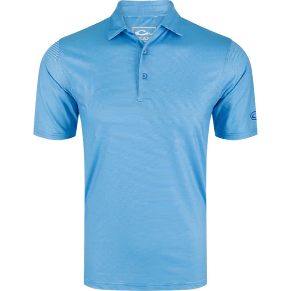 Drake Performance Chalk Striped Polo Shirt