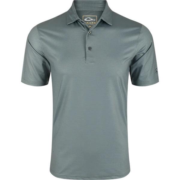 Drake Performance Chalk Striped Polo Shirt