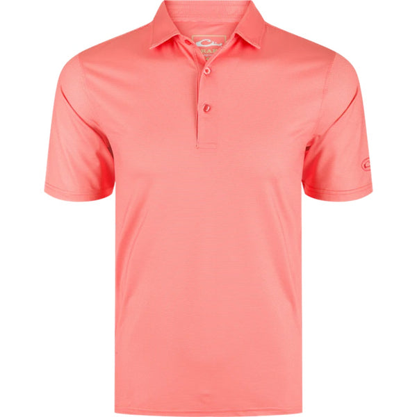 Drake Performance Chalk Striped Polo Shirt