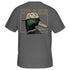Drake Youth Back Cap Mallard Short Sleeve T-Shirt Graphite Heather