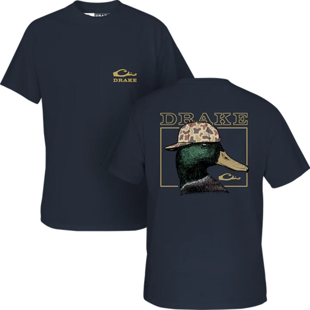 Drake Youth Back Cap Mallard S/S T-Shirt