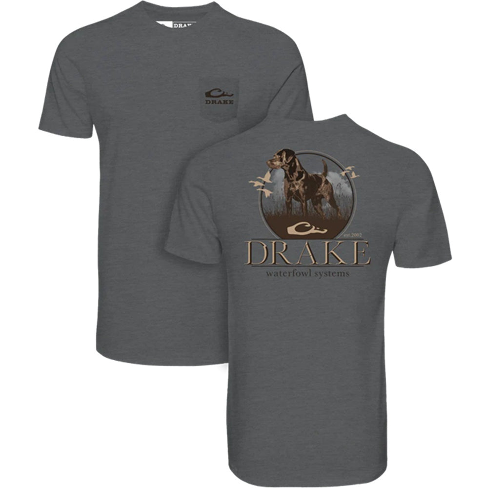 Drake Standing Black Lab S/S T-Shirt