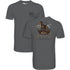 Drake Standing Black Lab Short Sleeve T-Shirt Graphite Heather