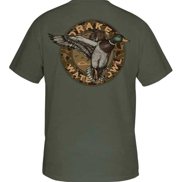 Drake Circle Mallard Short Sleeve T-Shirt