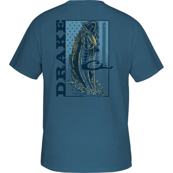 Drake Americana Bass Short Sleeve T-Shirt