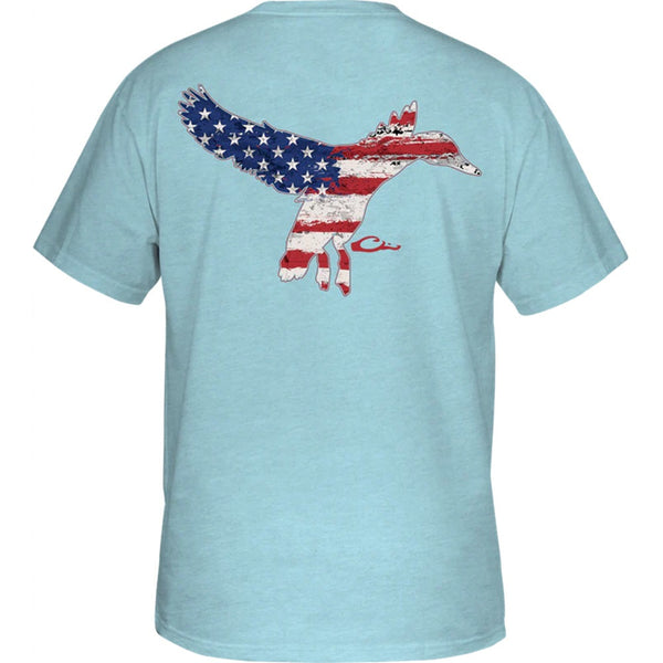 Drake Americana Flying Duck Short Sleeve T-Shirt