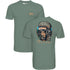 Drake Pop Art Coonskin Cap Lab Short Sleeve T-Shirt Dark Ivy Light Heather