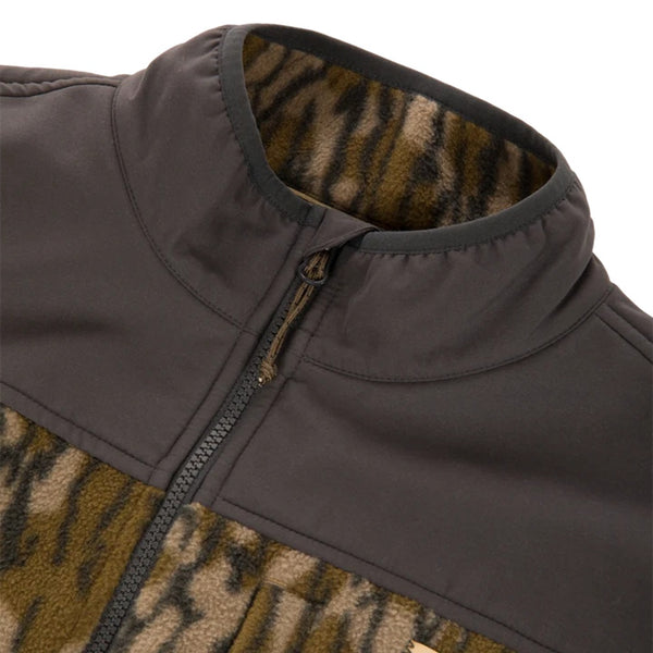 Drake Camp Fleece Over Under Quarter Zip