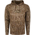 Drake Waterfowl MST Performance Logo Fleece-Lined Camo Hoodie Mossy Oak Bottomland