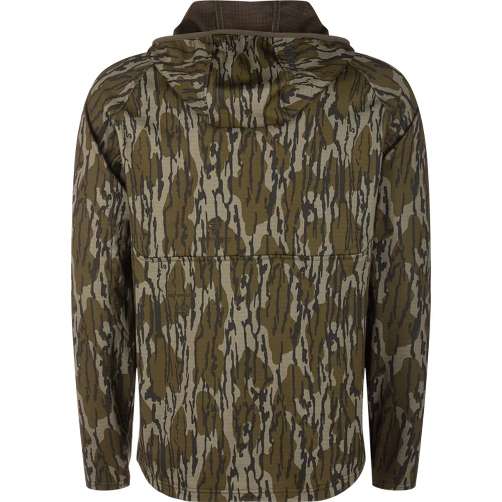 Drake Waterfowl Grid Fleece Half Zip Hoodie