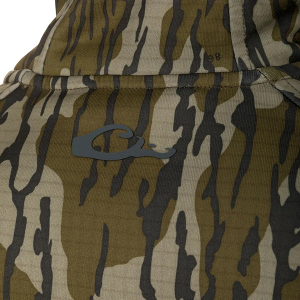 Drake Waterfowl Grid Fleece Half Zip Hoodie
