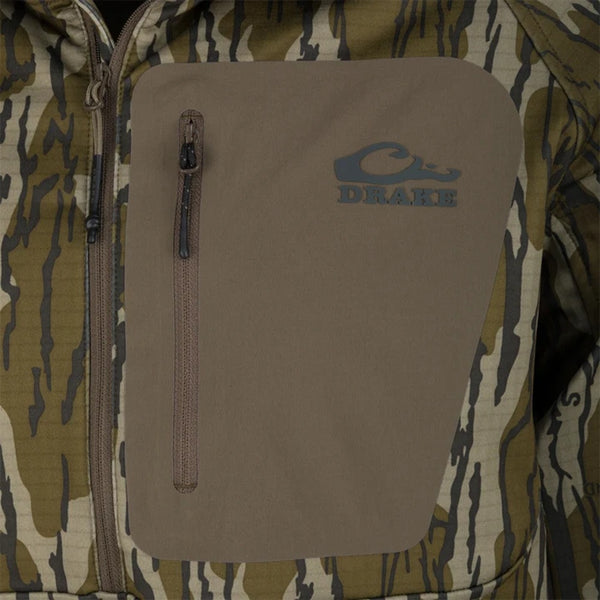 Drake Waterfowl Grid Fleece Half Zip Hoodie