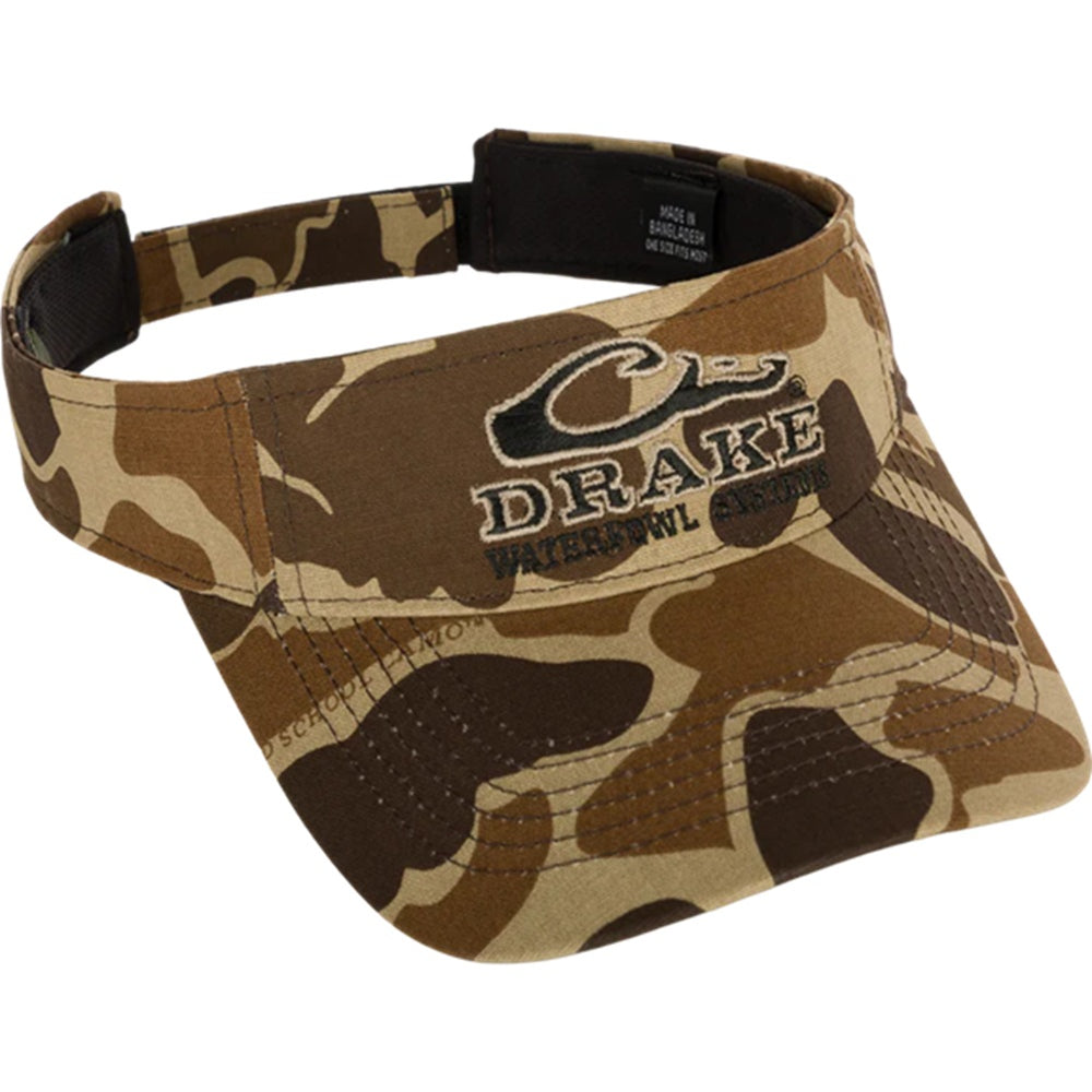 Drake Waterfowl Logo Camo Visor