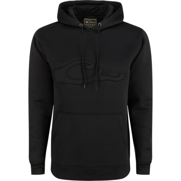 Drake Waterfowl MST Back Eddy Embossed Solid Hoodie