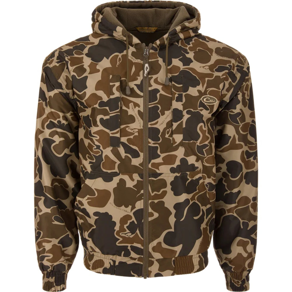 Drake Waterfowl MST Waterproof Full Zip Jacket with Hood