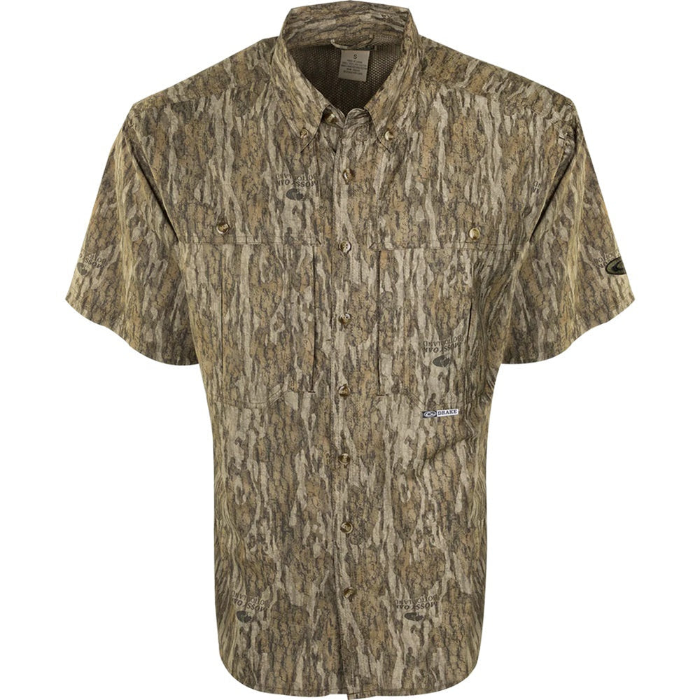 Drake Waterfowl EST Camo Flyweight Wingshooter's S/S Shirt