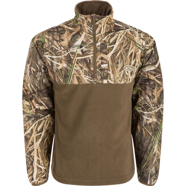 Drake Waterfowl MST Quarter Zip Refuge Eqwader Jacket
