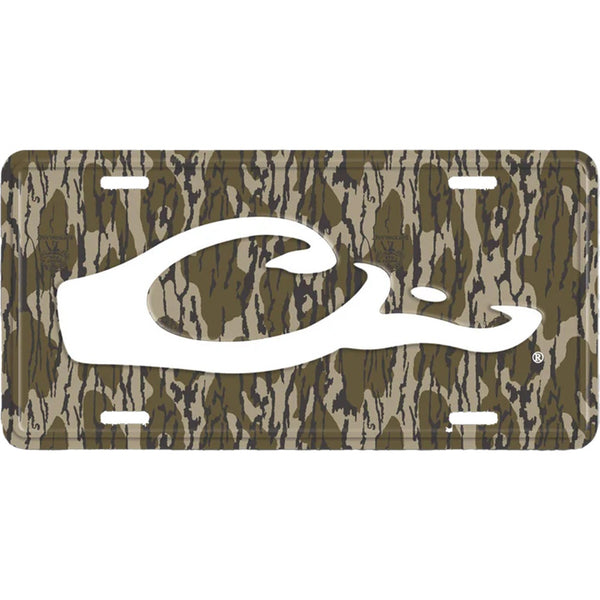 Drake Waterfowl Camo Logo License Plate