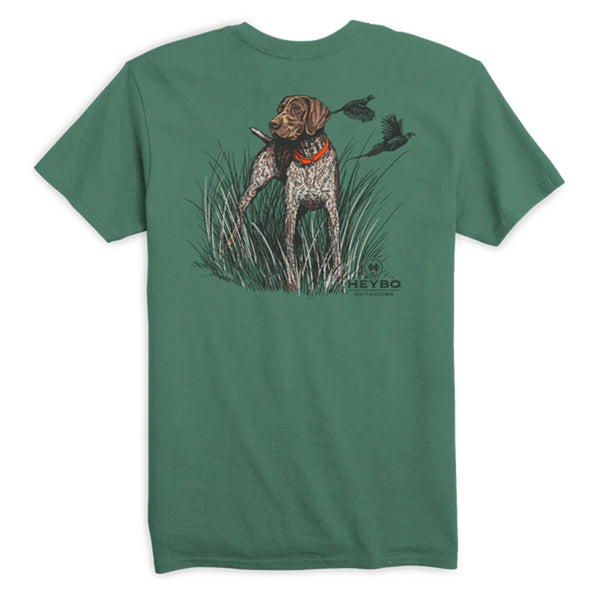 Heybo Pointer In Field Short Sleeve T-Shirt